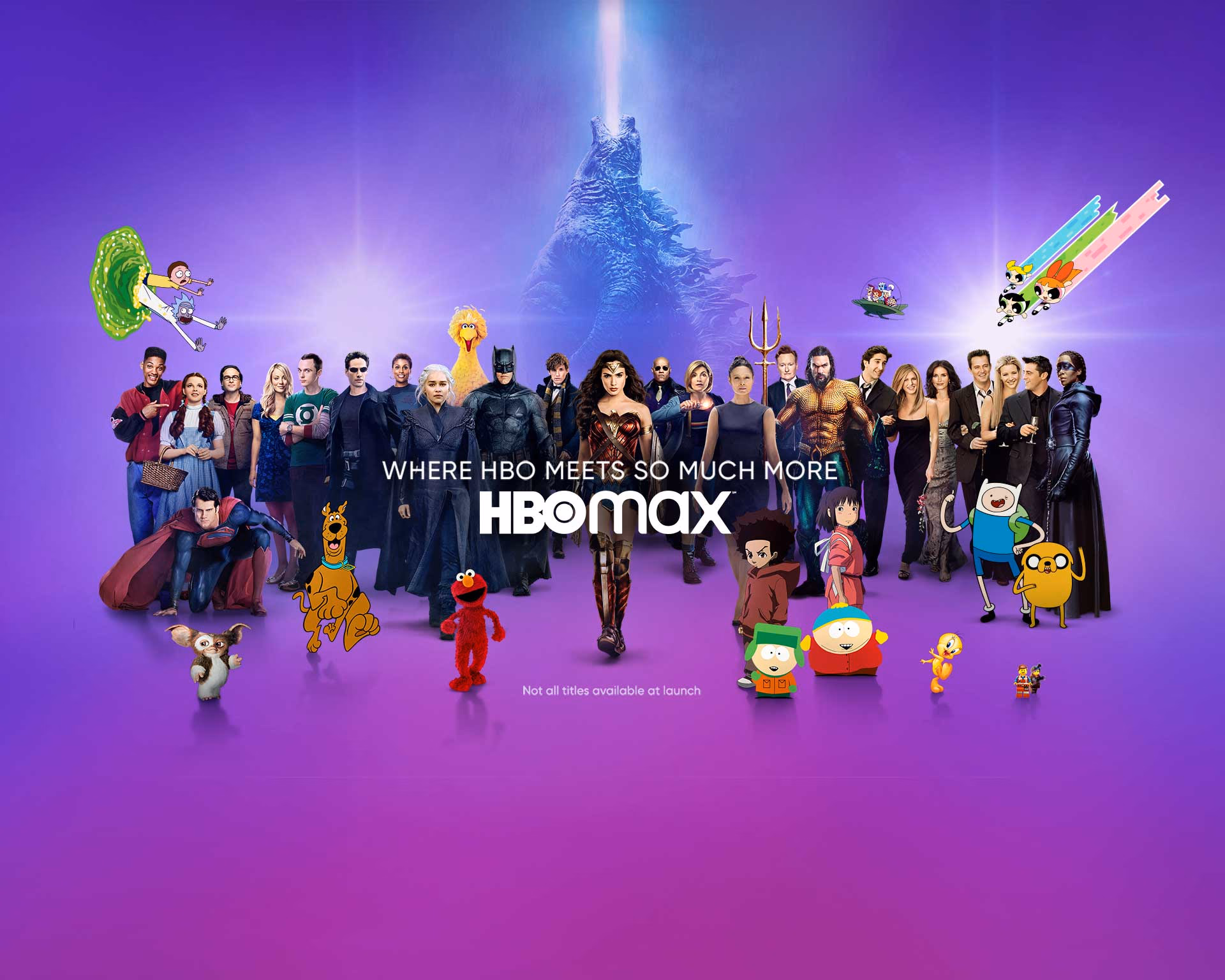 Personagens e produções do HBO Max