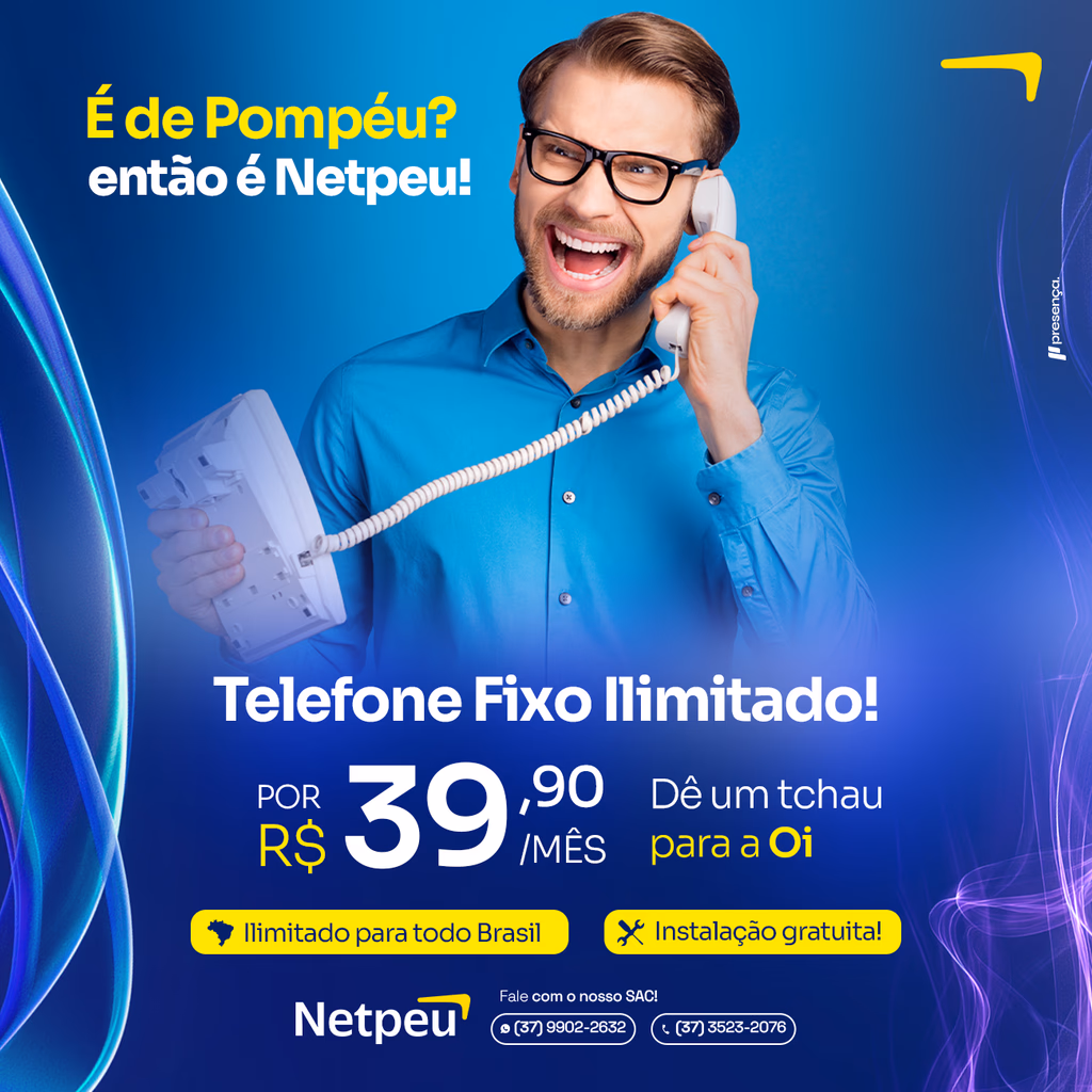 Oferta de telefone fixo Netpeu